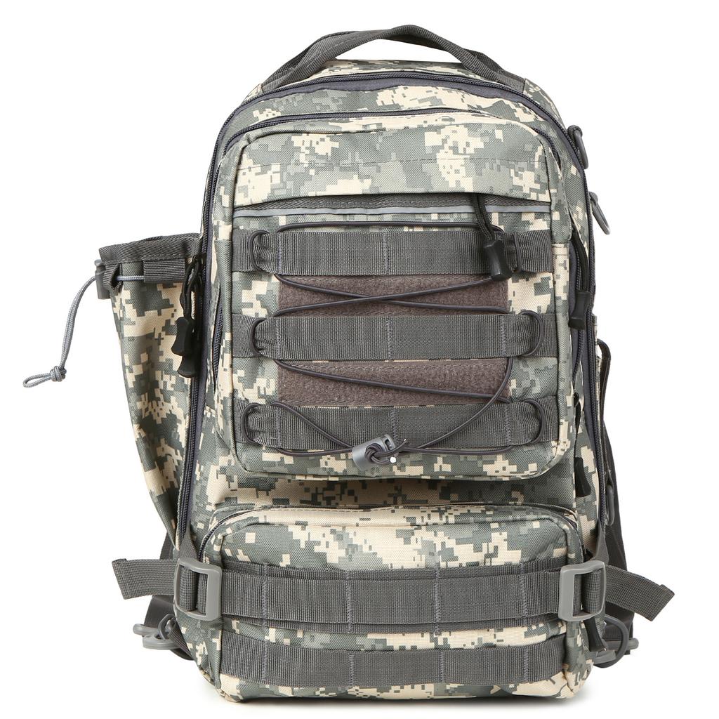 Fishing Tackle Backpack with 4 Trays Storage Bag Outdoor Shoulder Backpack Water-Resistant Fishing Gear Bags with 4 Tackle Box Fishing Gear Bag