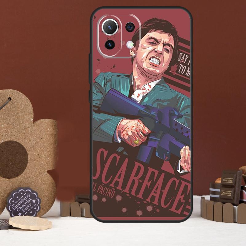 Scarface Tony Montana Case For Xiaomi 14 15 Ultra 15T 14T 13T 17 Pro Max POCO X7 Pro X5 X6 F5 F6 F7 F8 Ultra Cover