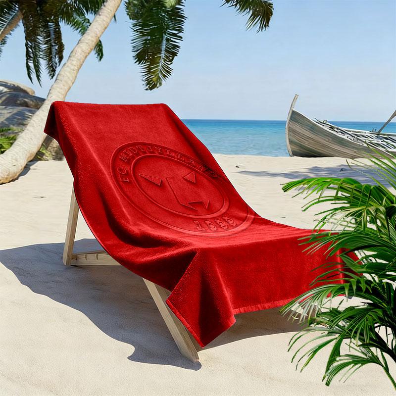 FC Midtjylland1 Print Beach Towel, Large Soft Quick Dry Towel for Beach Camping Swimming