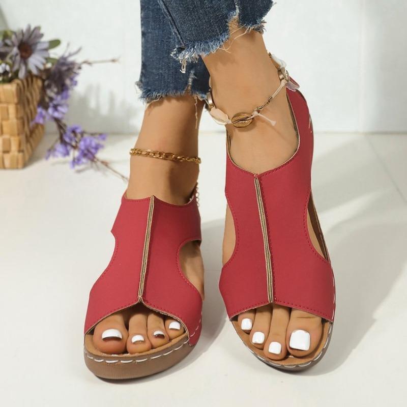 Autumn new casual sandals fish mouth Velcro platform non-slip casual fashion women's sandals