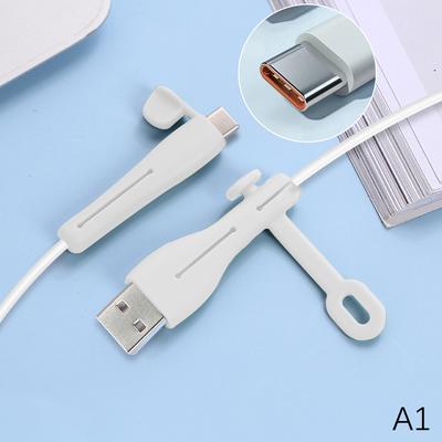Universal Data Cable Protective Sleeve Silicone Anti-Break Charging Cable Protective Case With Dustproof Cover Cable Protector