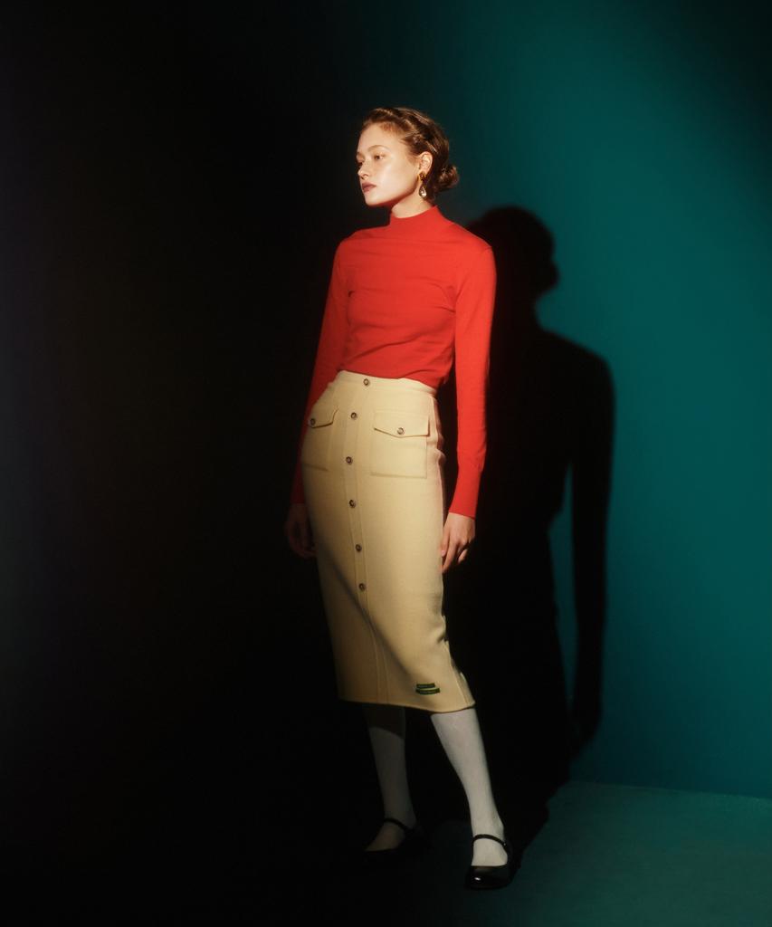 GREENBUTTER Standard Turtleneck Knit (Red)