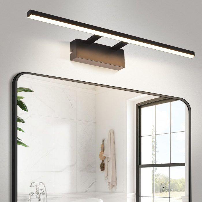 LED Wall Sconce - NETTLIFE - 60 Cm - Black - 4000 K (neutral White) - Modern Design