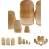 Beautiful Five Layer Russian Nesting Dolls Crafted From Natural Wood For Diy Projects