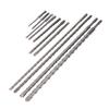 11Pcs Hammer Drill Bit Cemented Carbide High Speed Chip Removal Electric Hammer Drill Bit Set