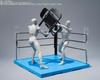 TAMASHII NATIONS Tamashii Stage ACT Ring Corner Pipe Chair Set for ABS Cotton Painted (Neutral Corner) & S.H.Figuarts (Approx. 170mm, & Base)