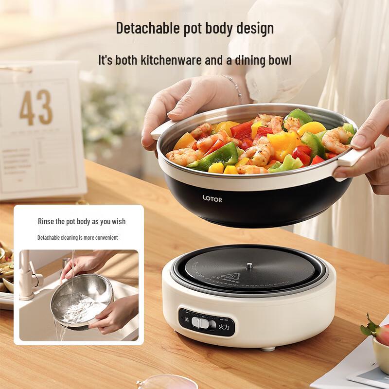 LOTOR Portable Foldable Electric Multi-Cooker CN Plug (adapter Included)