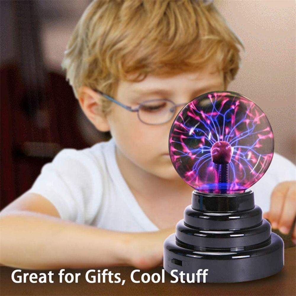 

Touch Glass Plasma Light Sound Control Magic Plasma Ball Lamp Creative Bedroom Decor