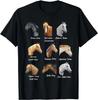 Razze di Cavalli Equitazione regalo per equitazione per ragazze Regalo T-Shirt Unisex