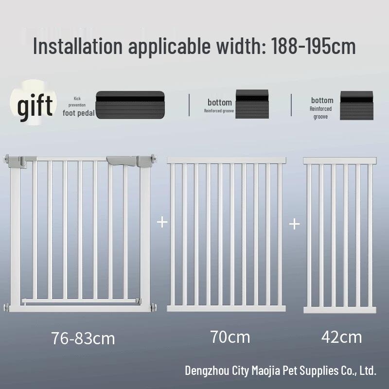 Indoor Pet Gate & Stairway Guard - No Drill Dog Fence & Playpen