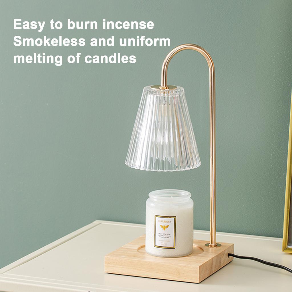 Dimmable Candle Warmer Lamp Smokeless Scented Candles Wax Melt Lantern Aromatherapy Candle Wax