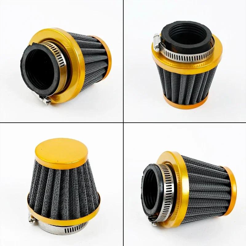 Universal Motorcycle Air Filter 35mm 38mm 42mm 48mm Fit 50cc 110cc 125cc 140cc ATV Scooter Dirt Bike Offroad Pit Bike