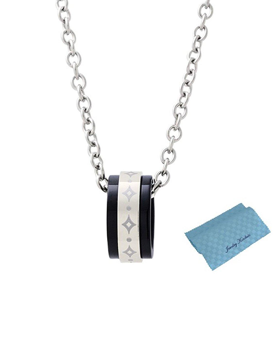 

phiten Fefe Titanium Necklace Phiten Black Pendant Necklace 10 Set and Jewelry Kotobuki Polishing [Fefe] fe-fe Men s [Set Product] 2-piece (Necklace чорний