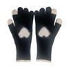 Cold Weather Korean Style Heart Gloves Touchscreen Thick Warm Knitted Gloves Coldproof Winter Mittens Autumn Winter