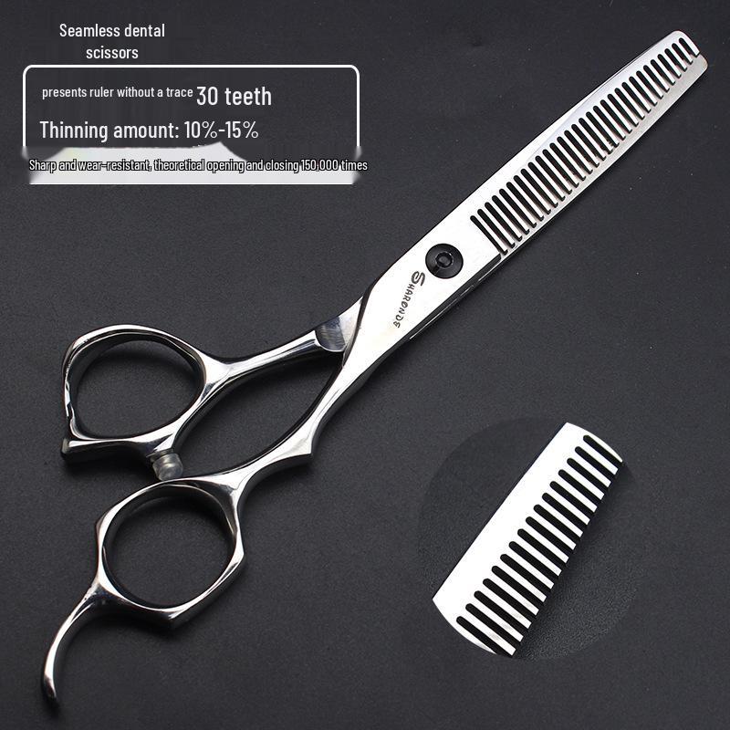 Professionelles 6-Zoll Friseurscheren-Set: Gerade & Ausdünnschere