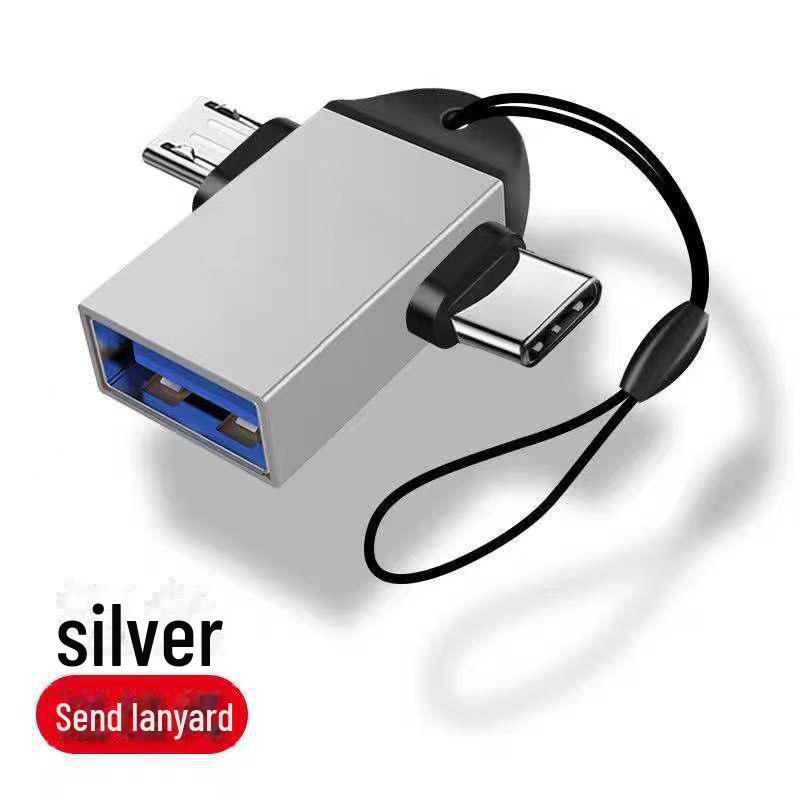 USB 3.0 to Type-C + Android OTG Adapter: Two-in-One Data & Charging Converter