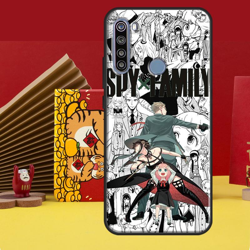 Spy X Family Anime Manga pouzdro pro Xiaomi Redmi Note 9 Pro Note 10 Pro Note 11 Pro 8T 9S 10S 9A 9T 9C Cover Coque
