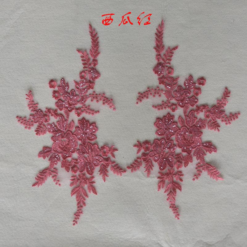 Multi-Color Flat Embroidery Embroidered Lace Flowers, Wedding Veil, Dress Handmade Diy Accessories, Clothes Decorative Lace Materials