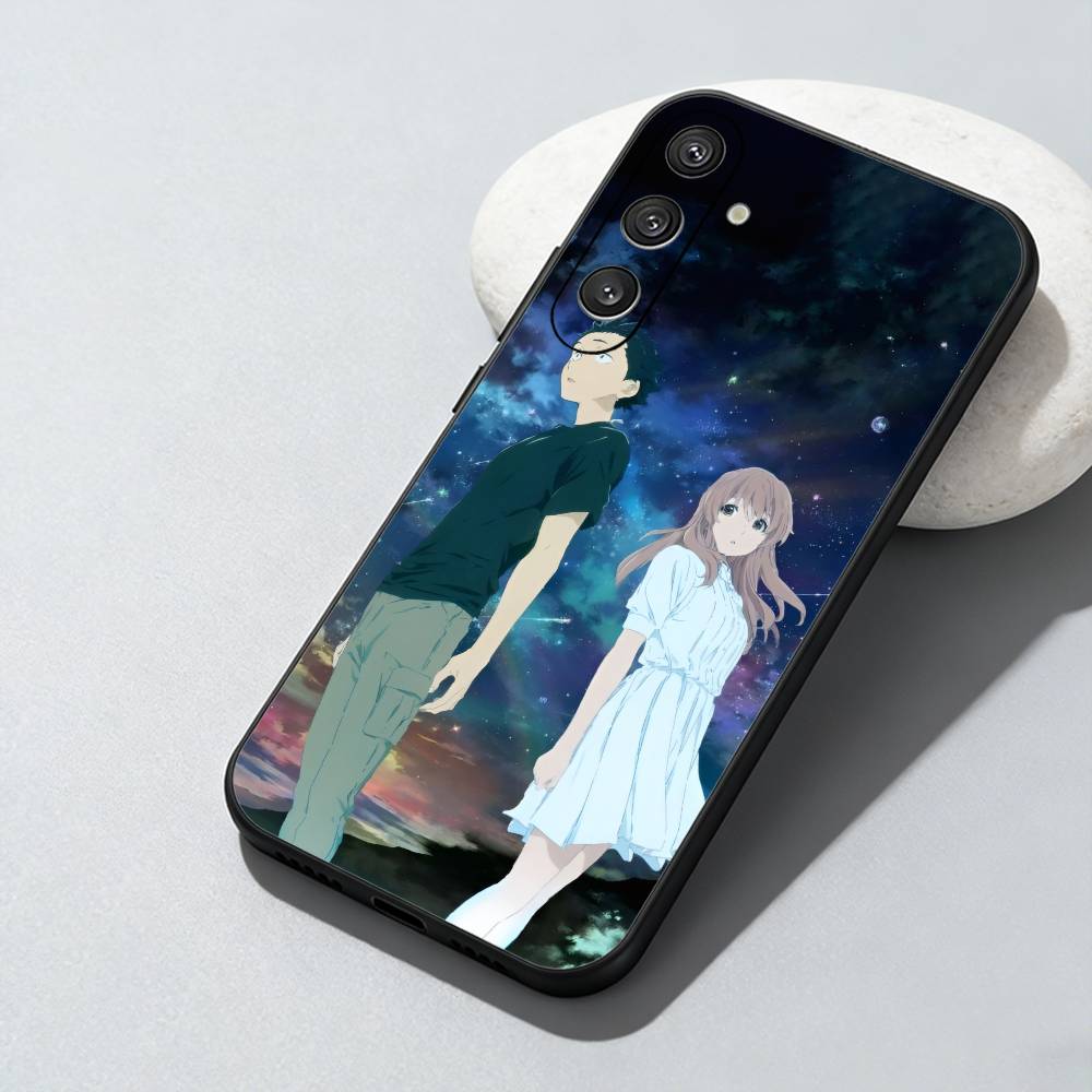 K-Koe no Katachi Anime A Silent V-Voice Phone Case For Samsung Galaxy A73,A72,A71,A70,A52,A51 Others Soft Black Cover Samsung a53 5g