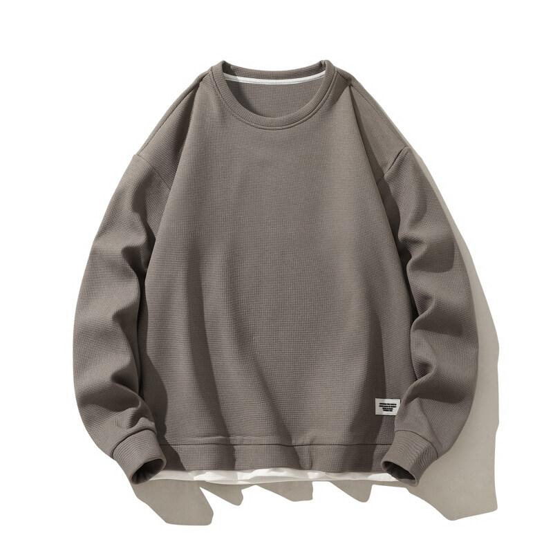 2025 Spring Men Waffler Hoodie Men Hip Hop Sweatshirt Streetwear Casual Fashion Men Korean Harajuku Loose Pullover Hoodies