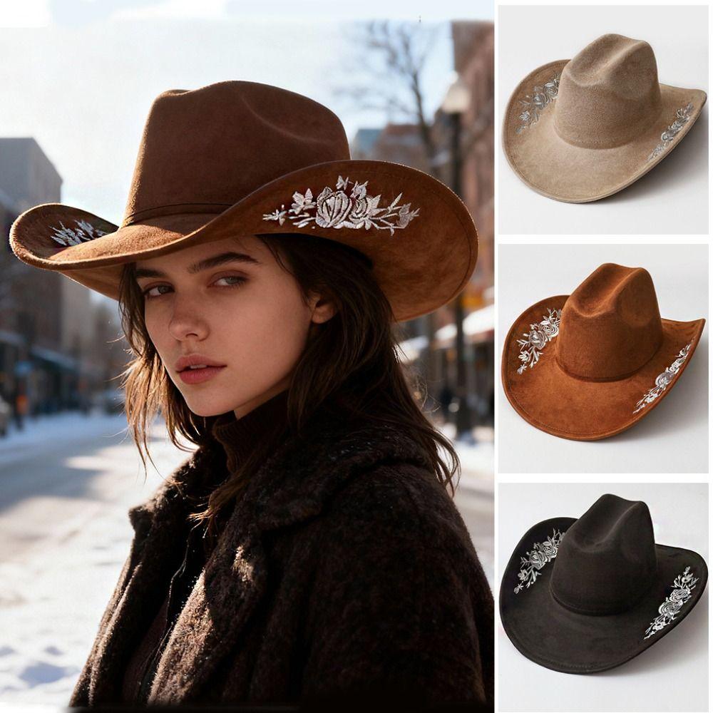 Formal Occasion Embroidered Felt Top Hat British Vintage Hats  Men Women