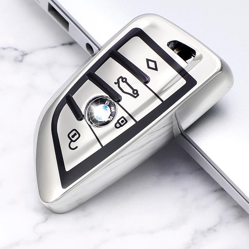New TPU Car Key Case Cover for BMW X1 X3 X4 X5 F15 X6 F16 G30 7 Series G11 F48 F39 520 525 F30 118i 218i 320i Car Bag