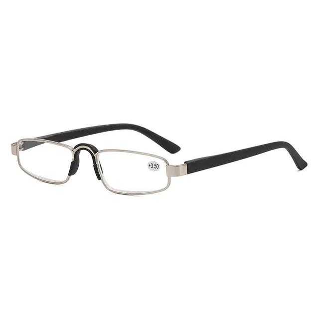 Vintage Narrow Reading Glasses for Men Women Classic Frame Eye Protection Presbyopia Eyewear Office Readers
