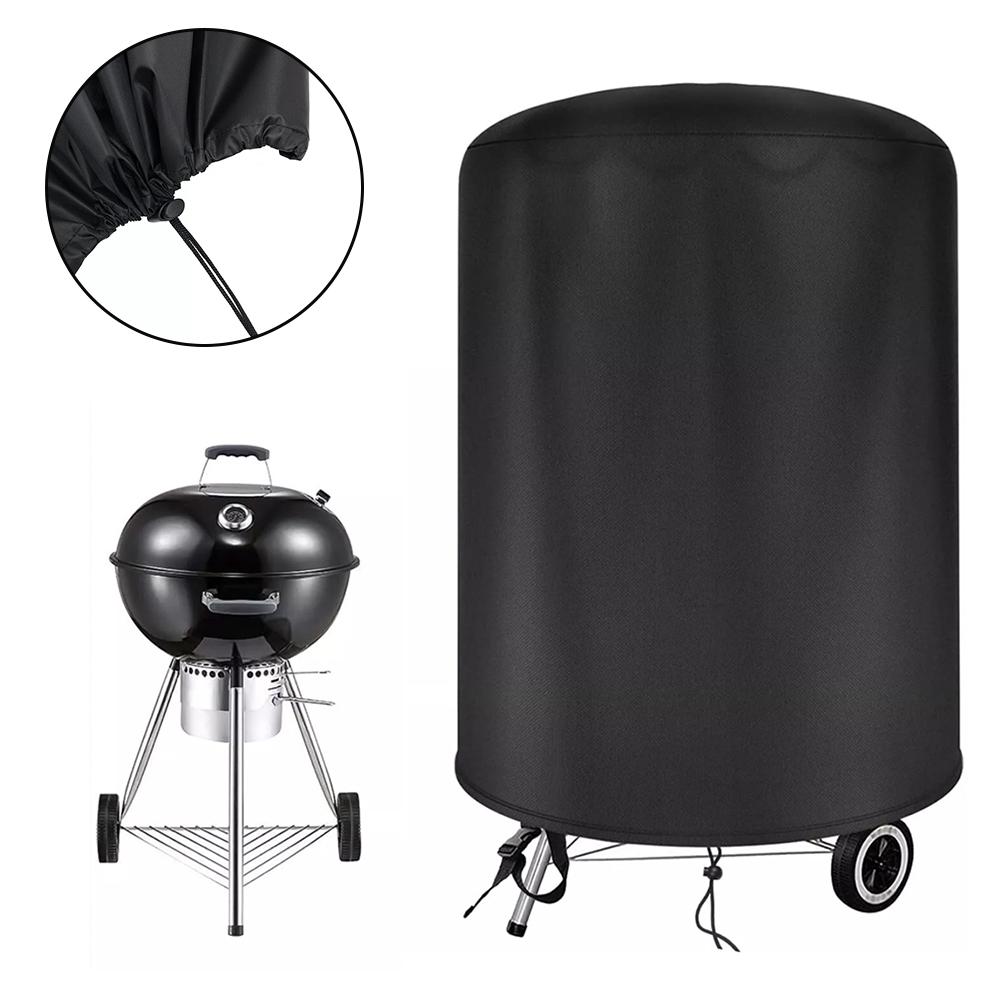 1Pz Copertura per Kettle BBQ Impermeabile Copertura per Barbecue BBQ Diametro 77CM/58CM Copertura Impermeabile per Barbecue da Esterno Coperture Rotonde per Barbecue