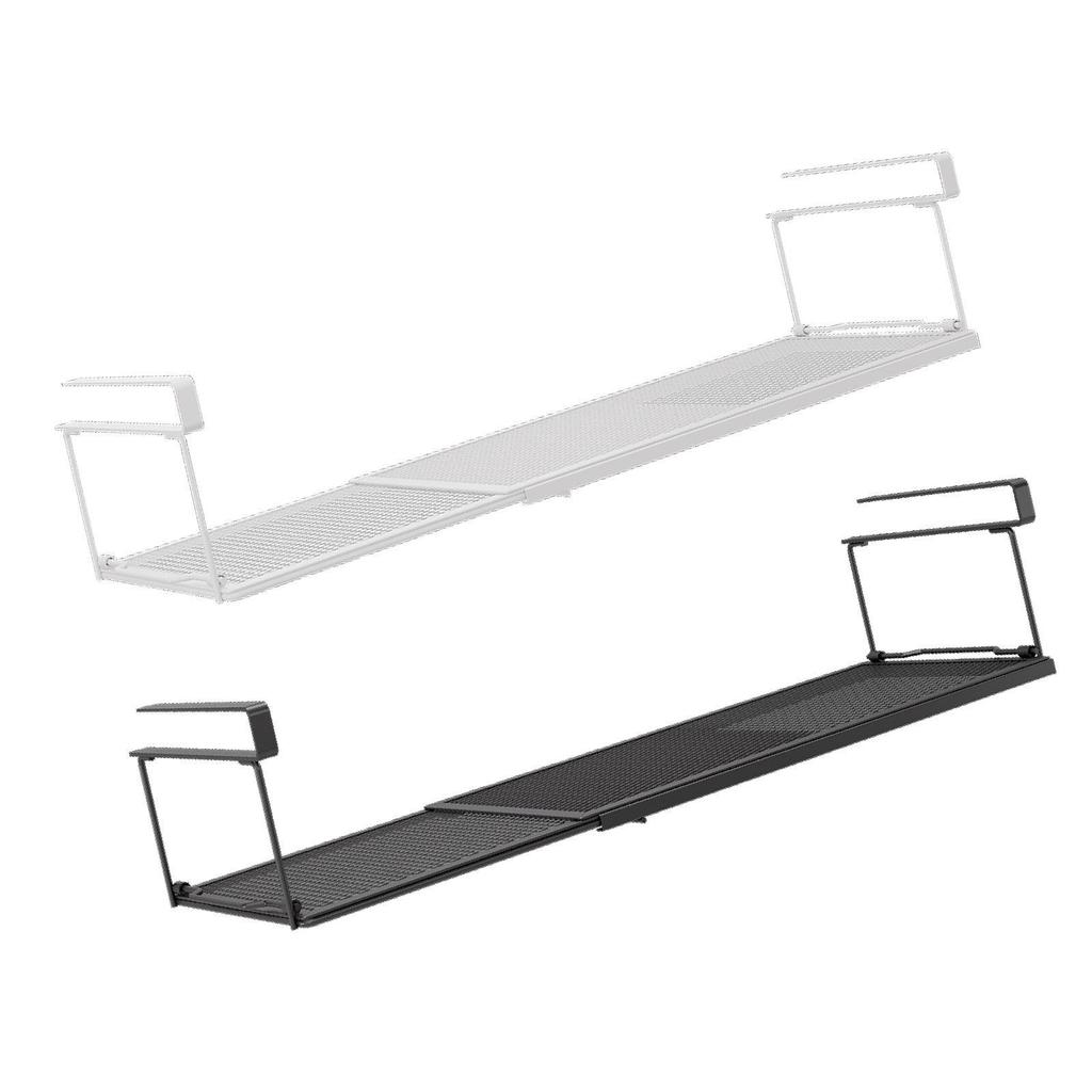 Under Shelf Storage Basket Expandable Carbon Steel Kitchen Cabinet Organizer Shelf for Office Pantry