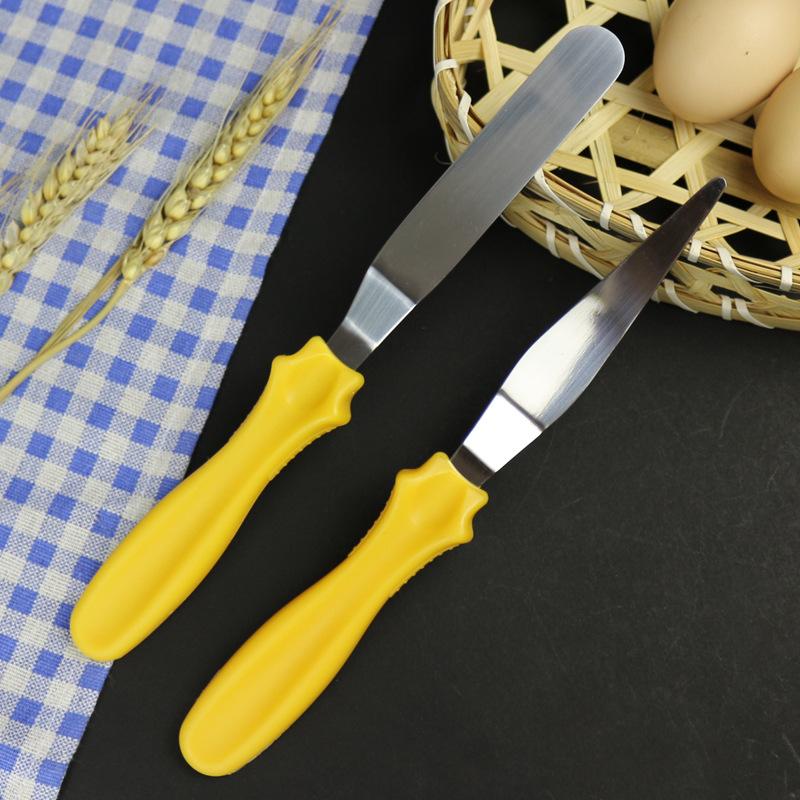 Třídílná sada cukrářských špachtlí na krém