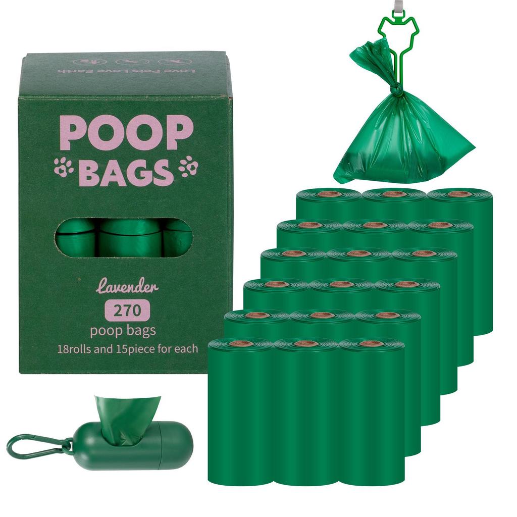 Eco-friendly Biodegradable Dog Waste Bags with Dispenser