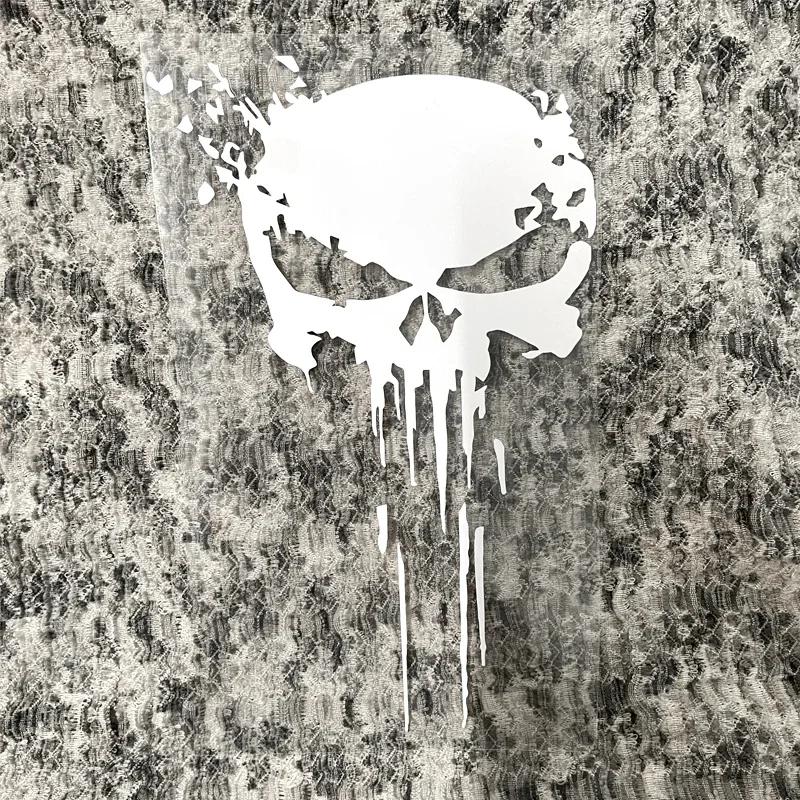 Blood Skull Motorcycle Sticker Racing Side Body Fuel Tank Cool Helmet Oilproof Decals for Ktm Aprilia Yamaha Kawasaki Suzuki BMW