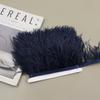1 Meter 8-10cm Wide Natural Ostrich Feathers Feather Trim Fringe  Wedding Party Decoration