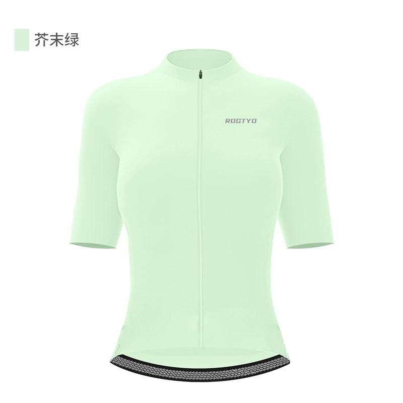 Womens Cycling Jersey Short Sleeve Breathable Quick-Dry Performance Top Road Bike Ride