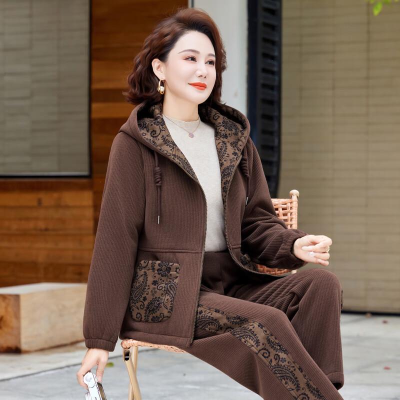 Women's Plus Size Spring/Autumn Sportswear Two-Piece Set