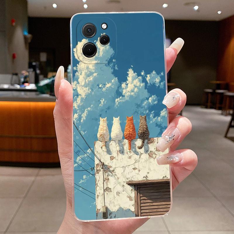 Casing For Huawei Nova Y61 Y 61 EVE-LX9 Y62 Plus Phone Case Aesthetic Luxury Cute Cool Boy Girls Transparent Silicone Back Cover