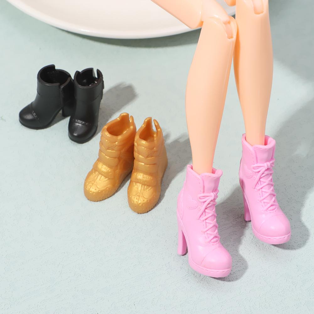 Fashion1/6 Doll Shoes Boots Sandals Girl DIY Dressing Doll Toys Doll Decors For FR Super Model Barby Dolls Colorful Doll Shoes