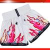Muay Thai Kickboxing Boxing MMA UFC Pink Fire Casual Shorts Gym Sport Unisex Men Women Workout Quick Dry Print Elastic High Waist Training