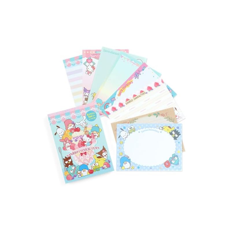 SANRIO Sanrio Characters 8-Design Memo Pad 017159