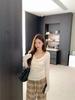 Damen Schlankmachendes Koreanisches Mode-Swing-Kragen-Basisshirt - Herbst/Winter Langarm Einfarbige Trendiges Oberteil