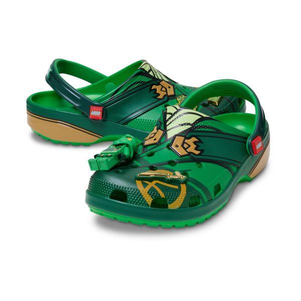 Lego X Crocs Classic Clog Ninjago Unisex Sandals Green Multi-Color 213553-90H