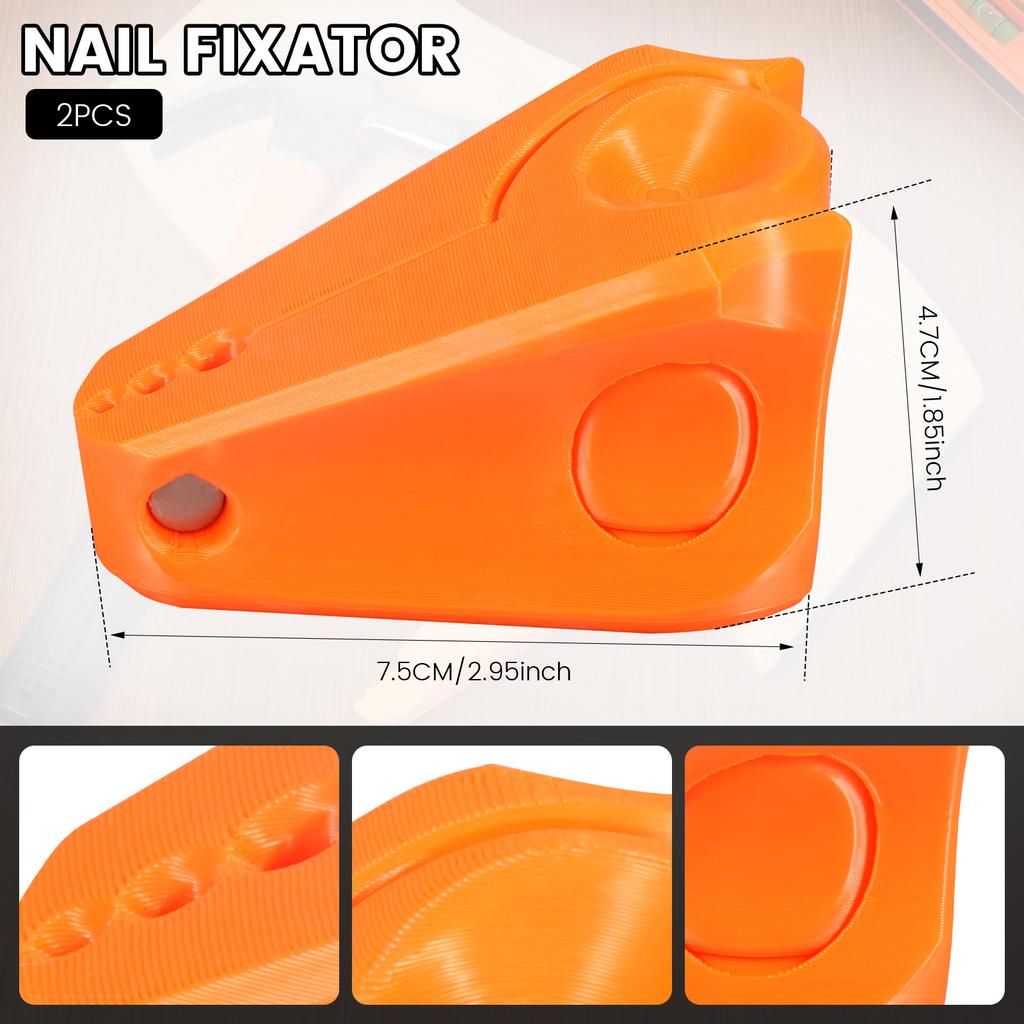 Hammering Nail Guide Holder Finger Protection Tool Small Plastic Safety Device to Prevent Finger Injuries for Woodworking Tools