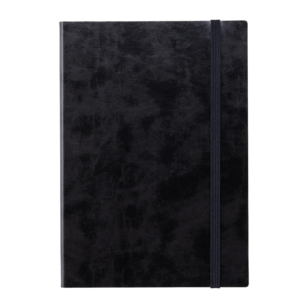 Grid notebook using notebook A5 EDiT Midnight Black paper, size, EDI-NB22-BK