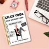 30-Day Chair Yoga Loss Spiral Notebook & Exercise Guide