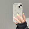 Wind Glitter Transparent Mobile Phone Case, Small And Fresh, Suitable For Apple 16Promax Butterfly Apple 17 Women'S 14 Soft