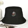 Johnny Hallyday Bucket Hat Summer  Vintage FisherUnisex Hats For Unisex Women Foldable Fishing Caps Hawaii Graphic Sun Hats