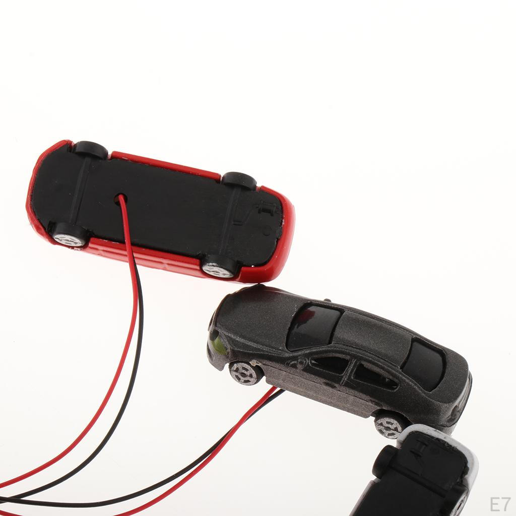 5pc Shine Model Miniature Table Accessory Parking Scenery