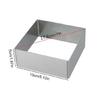 Cake Molds Rings Square Mousse Mold Stainless Steels Cake Rings  Square Cake Mold Bakewares for Home Baking Tool