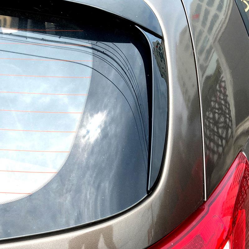 Enhance the Style of Your For Kia Sportage R 2011 2015 with Black Rear Spoiler Side Wing Trim Cover Direct Replacement