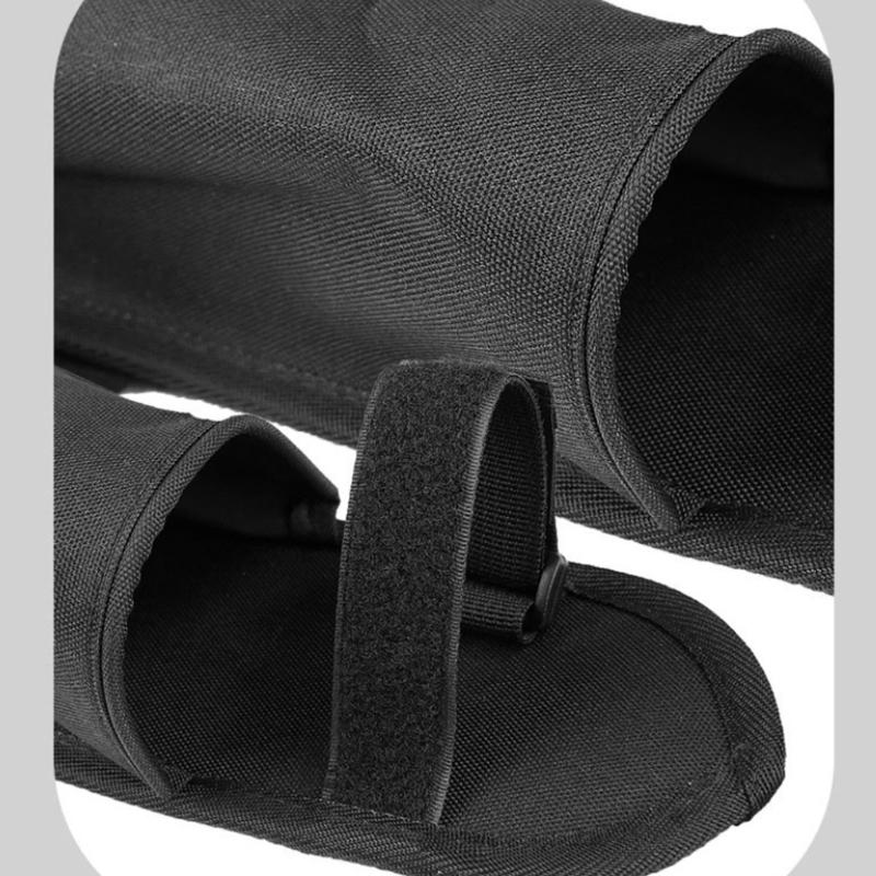 Long Handle Thigh Holder Textured Fabric Carry Sleeve with Hook Wrap, Waist Fastener and Leg Fastener for Stage Walks, Park Days and Outdoor Travel